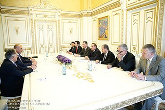 Премьер Армении принял министра планирования Иракского Курдистана