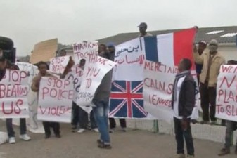 В Кале продолжаются акции протеста нелегальных мигрантов