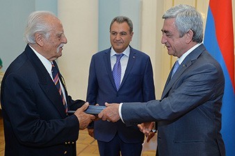 Президент Армении принял организаторов 6-ых летних Панармянских игр