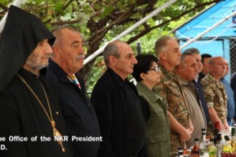 Президент НКР принял участие в мероприятии добровольческого союза “Еркрапа” в Гадрутском районе
