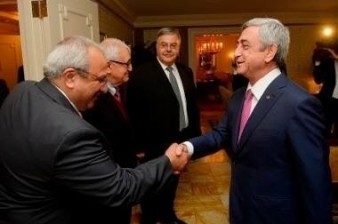 Президент Армении встретился с главами армянских организаций США