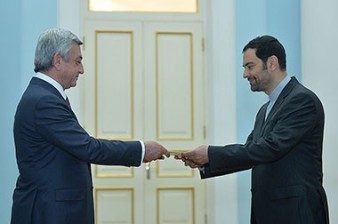 Посол Ирана вручил верительные грамоты президенту Армении