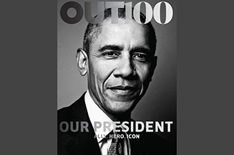 Обама сфотографировался для обложки ЛГБТ-журнала