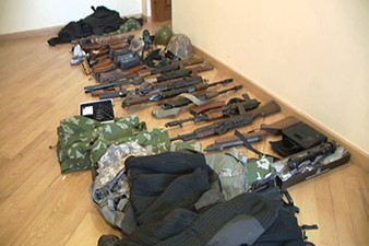 ԱԱԾ-ն ներկայացնում է խմբավորման մասնակիցների մոտ հայտնաբերված զենքերի տեսակները