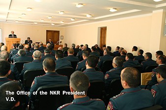 Президент НКР: Борьба с преступностью должна быть последовательной