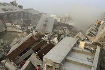 Число жертв землетрясения на Тайване выросло до восьми человек