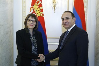 Վարչապետը հանդիպել է Սերբիայի Ազգային ժողովի նախագահին