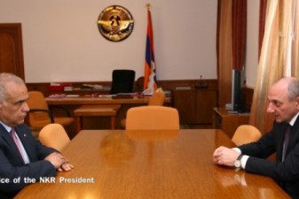 Президент НКР принял председателя партии «Наследие» Раффи Ованнисяна