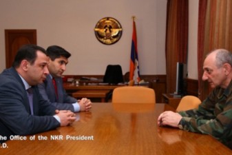 Президент НКР принял исполнительного директора Всеармянского фонда «Айастан»