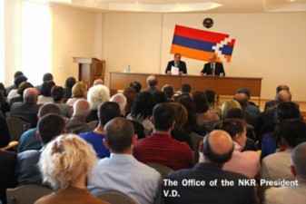 Президент НКР провел рабочее совещание в Шуши
