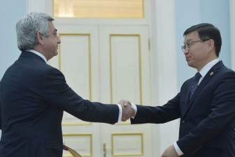 ՀՀ նախագահը կարևոր է համարում Ղազախստանի հետ հարաբերությունների զարգացումը ՀԱՊԿ, ԵԱՏՄ և ԱՊՀ շրջանակում