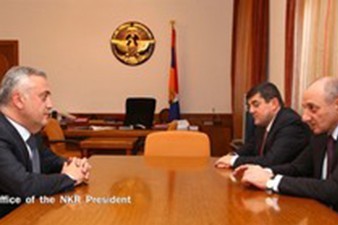 Президент НКР и глава Центробанка Армении обсудили вопросы сотрудничества