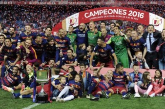 «Барселона»  во второй раз подряд и 28-й в истории стала обладателем трофея