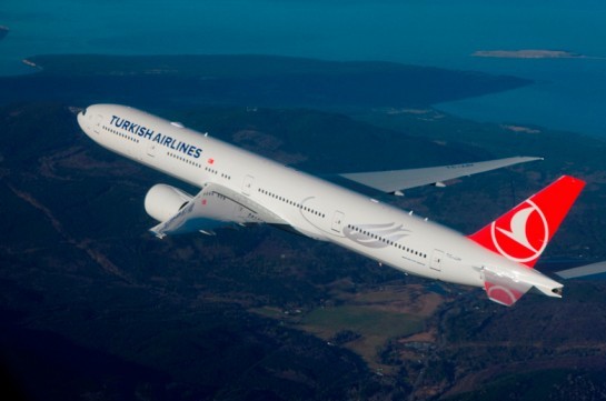 Самолет авиакомпании Turkish Airlines совершил незапланированную посадку