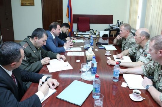 Հայաստանում է Միացյալ Թագավորության զինված ուժերի պատվիրակությանը
