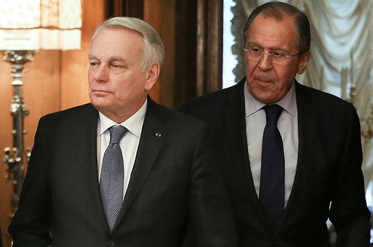 В Париже началась встреча Лаврова и Эйро, будет обсуждено карабахское урегулирование