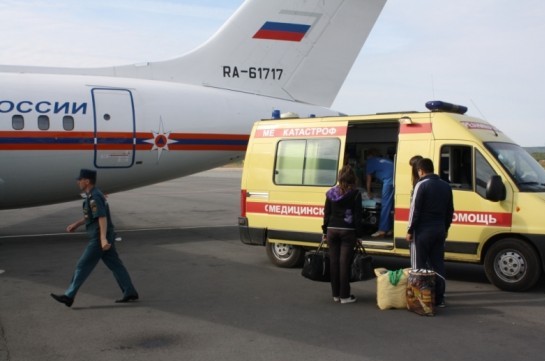 Спецрейсы МЧС РФ доставили на родину 196 граждан Армении