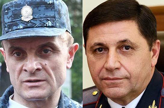 В Ереване находившиеся в заложниках генерал и полковник полиции освобождены