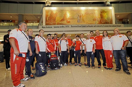 Հայաստանի օլիմպիական հավաքականի երկրորդ խումբը մեկնեց Ռիո (Տեսանյութ)