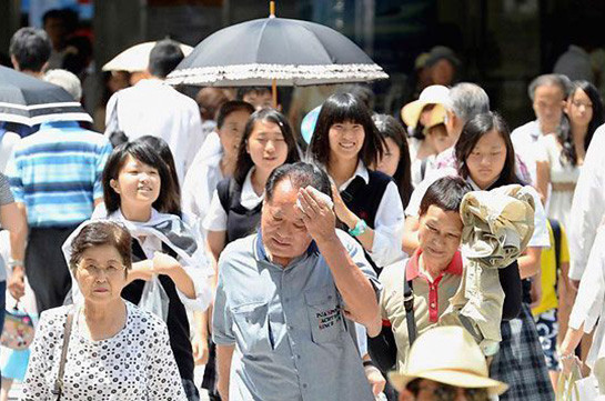 Ճապոնիայում շոգի պատճառով 5 մարդ է մահացել