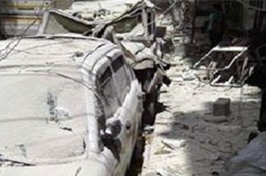 Возле армянской церкви в сирийском Алеппо упали снаряды