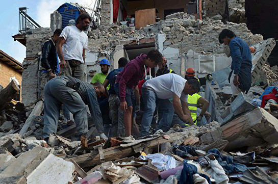 Իտալիայում փրկարարները փլատակների տակից դուրս են բերել երկրաշարժի ժամանակ ողջ մնացած 238 մարդու
