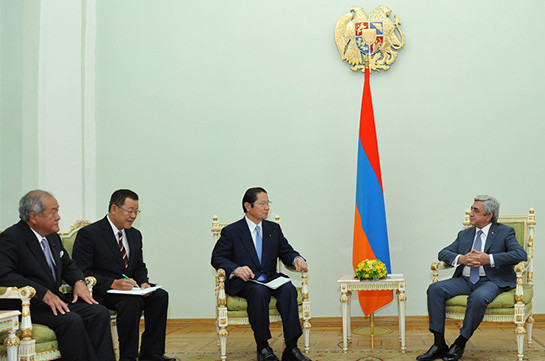 Серж Саргсян: Армения стремится развивать всестороннее и взаимовыгодное сотрудничество с Японией
