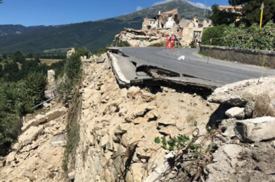 Իտալիայում երկրաշարժից մեկ շաբաթ հետո գրանցվել են 3000 հետցնցումներ