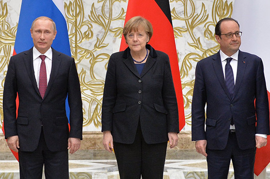 Ռուսաստանը, Գերմանիան ու Ֆրանսիան քննարկել են Սիրիայում տիրող իրավիճակը