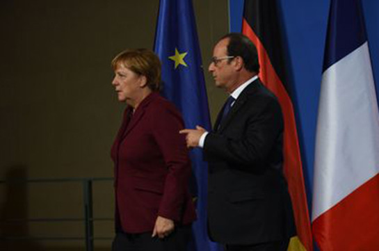 Париж и Берлин не исключили возможности обсуждения санкций против Москвы