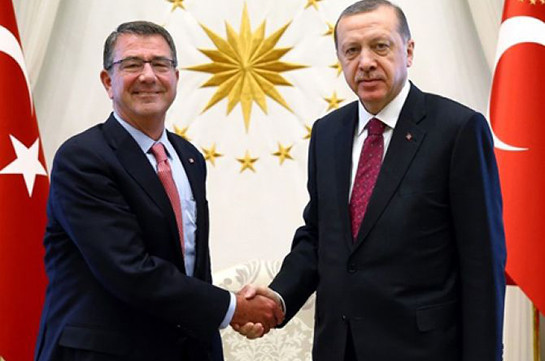 В Анкаре прошла встреча Эрдогана с главой Пентагона