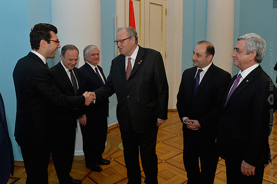 В резиденции президента состоялась церемония прощания с Князем и Великим магистром Суверенного Военного Мальтийского Ордена