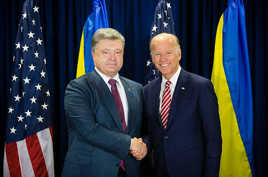 Порошенко и Байден отметили важность участия США в процессе минских договоренностей