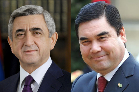 Նախագահ Սարգսյանը շնորհավորել է Թուրքմենստանի նախագահին