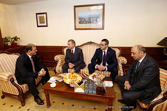 Քաղաքապետ Տարոն Մարգարյանը հանդիպել է Մոսկվայի պատվիրակության ղեկավարների հետ