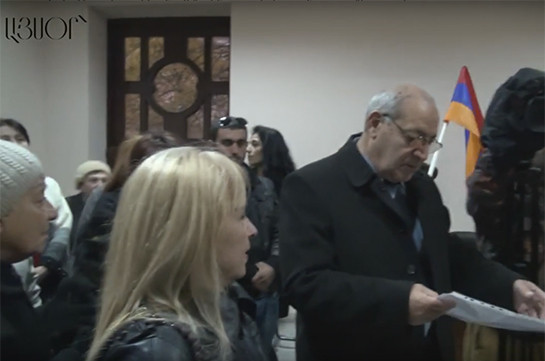 Сторонники членов группы «Сасна црер» передали письмо омбудсмену Армении (Видео)