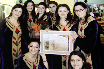 Հայկական հոգևոր երաժշտախումբը Բելառուսում շահել է «Գրան պրի»-ն