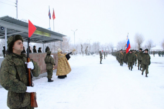 В российской военной базе в Армении начался зимний учебный период