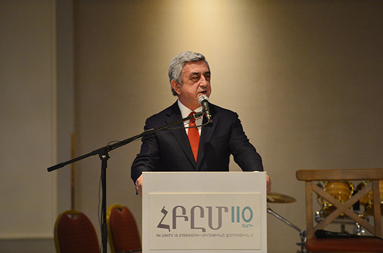 Серж Саргсян: Армянский всеобщий благотворительный союз – бескорыстный благотворитель