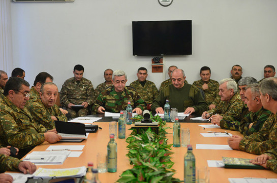 Президент Армении находится в НКР: Обсуждены вопросы пополнения армии вооружением и новыми технологиями