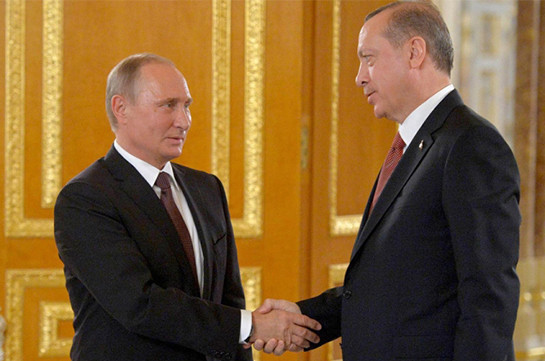 Путин обсудил с Эрдоганом подготовку переговоров по Сирии в Астане