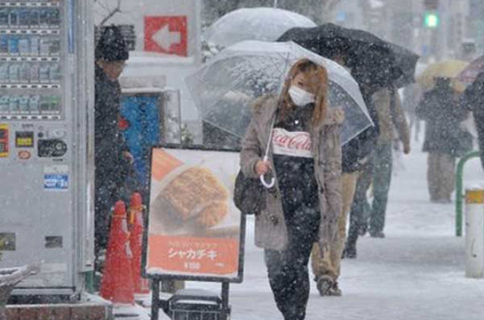 После сильных снегопадов в Японии погибли 7 человек