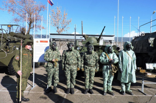 В Армении начались полевые выходы подразделений РХБ защиты ЮВО