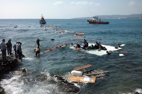 Միջերկրական ծովում միգրանտներով նավի կործանման հետևանքով 180 մարդ է զոհվել