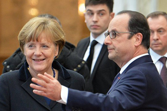 В Берлине Меркель и Олланд обсудят вопросы, касающиеся будущего ЕС