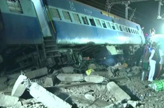 Հնդկաստանում գնացքի վթարի հետևանքով զոհվել է 39 մարդ