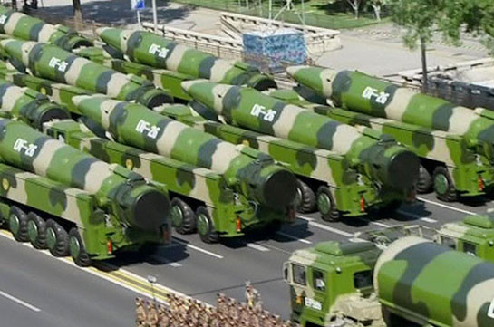 РФ не воспринимает как угрозу баллистические ракеты Китая у своих границ