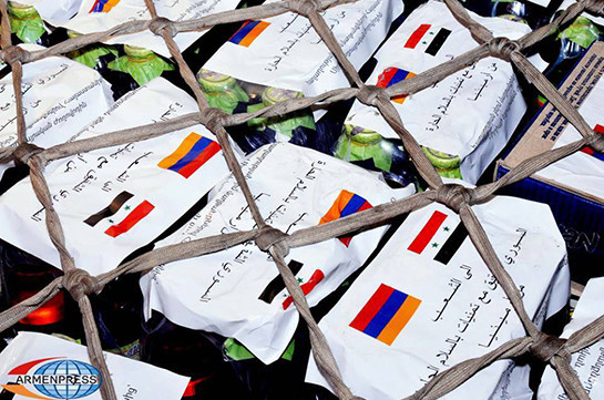Генконсул Армении в Сирии принял отправленный из Еревана груз с гуманитарной помощью (Фоторепортаж)