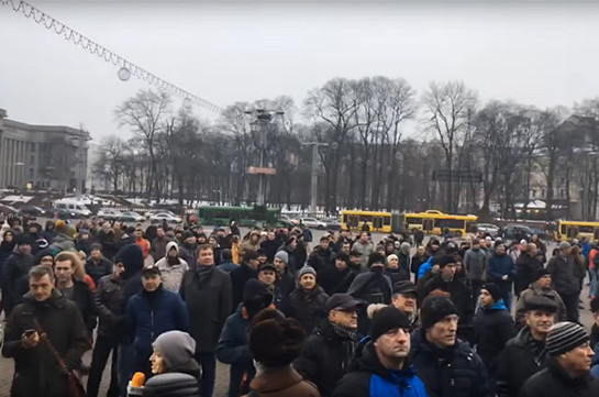 В Минске на акцию протеста против «налога о тунеядстве» пришли около тысячи человек (Видео)