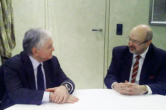 Эдвард Налбандян и Ламберто Заньер обсудили деятельность ереванского офиса ОБСЕ